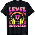 thumbnail image 1 of Exquisite and comfortable-Level 17 Unlocked Video Gamer 17th Birthday T-Shirt, 1 of 4
