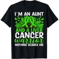 thumbnail image 1 of Exquisite and comfortable-Liver Cancer Awareness Ribbon Month Movement Aunt T-Shirt, 1 of 4