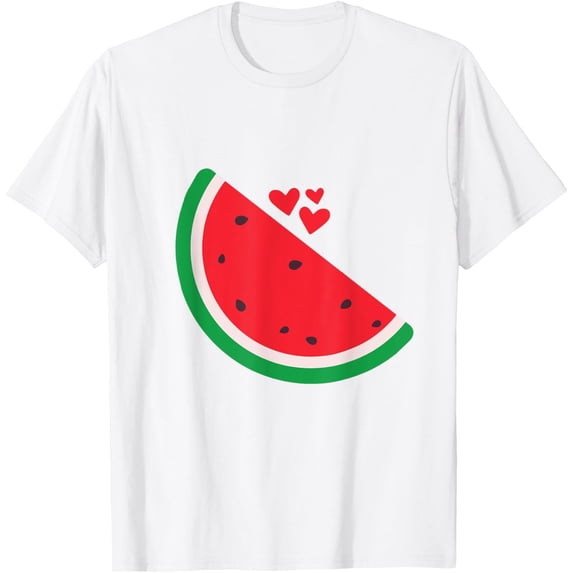 Exquisite and comfortable-Love Watermelon Women Tee Watermelon Lovers T-Shirt