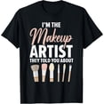 thumbnail image 1 of Exquisite and comfortable-Make Up Artist Cosmetics Lipstick Fashion Makeup T-Shirt, 1 of 4
