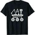 thumbnail image 1 of Exquisite and comfortable-Mars Rover Silhouette Logo T-Shirt, 1 of 4