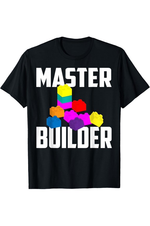Exquisite and comfortable-Master Builder Shirt | Cute Master Block Builder Bricks Gift