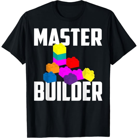 Exquisite and comfortable-Master Builder Shirt | Cute Master Block Builder Bricks Gift