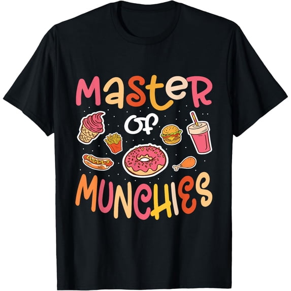 Exquisite and comfortable-Master Of Munchies Ladies Lunch Lady Cafeteria Worker T-Shirt