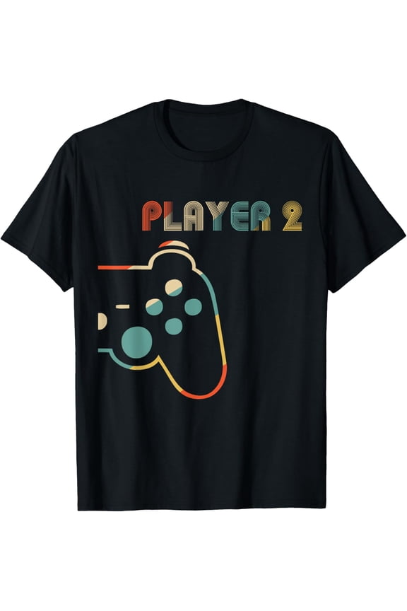 Exquisite and comfortable-Matching Video Gamers Couple Player 1 Player 2 T-Shirt