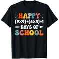 thumbnail image 1 of Exquisite and comfortable-Math Formula 100 Days Of School groovy Math Teacher T-Shirt, 1 of 4