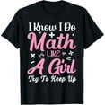 thumbnail image 1 of Exquisite and comfortable-Math Like A Girl Shirt For Girls Teens Women Math Student T-Shirt, 1 of 4