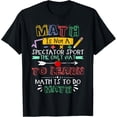 thumbnail image 1 of Exquisite and comfortable-Math Teacher Playing With Mathematical Symbol Cute Math Club T-Shirt, 1 of 4