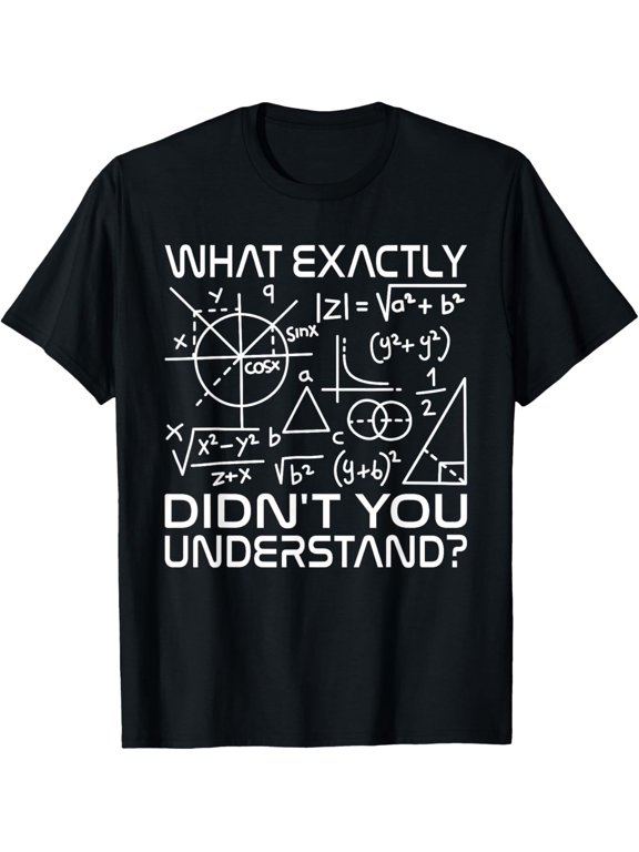 Exquisite and comfortable-Math Teacher Science Physics Formula Mathematician Nerd T-Shirt