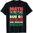 thumbnail image 1 of Exquisite and comfortable-Mathematics Mathematician Math Teacher Watermelon T-Shirt, 1 of 4