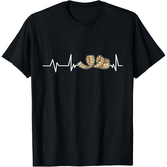 Exquisite and comfortable-Measuring Tape Heartbeat Tailor Gift Tailor T-Shirt