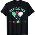 thumbnail image 1 of Exquisite and comfortable-Medication Aide Heart T-Shirt, 1 of 4