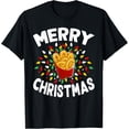 thumbnail image 1 of Exquisite and comfortable-Merry Christmas Sweaters Funny Food Lover Onion Rings Xmas T-Shirt, 1 of 4