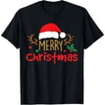 thumbnail image 1 of Exquisite and comfortable-Merry Christmas Tree Reindeer Snowflake T-Shirt, 1 of 4