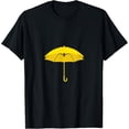 thumbnail image 1 of Exquisite and comfortable-Minimalist Yellow Umbrella T-Shirt, 1 of 4