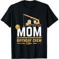 thumbnail image 1 of Exquisite and comfortable- Mom Birthday Crew Construction Birthday T-Shirt, 1 of 4
