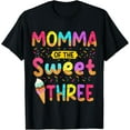 thumbnail image 1 of Exquisite and comfortable-Momma Of The Sweet Three 3rd Birthday Girl Ice Cream Party T-Shirt, 1 of 4