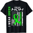 thumbnail image 1 of Exquisite and comfortable-Mother I Wear Green For My Mom Kidney Disease Awareness Flag T-Shirt, 1 of 4