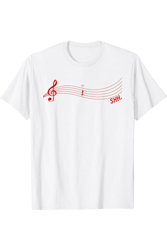 Exquisite and comfortable-Music Art For Men Women Musical Note Musician Music Teacher T-Shirt