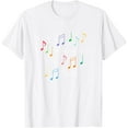 thumbnail image 1 of Exquisite and comfortable-Musician Singer Distracted by Music Notes Art T-Shirt, 1 of 4