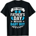 thumbnail image 1 of Exquisite and comfortable-My First Fathers Day Baby Boy Outfit First Time Dad T-Shirt, 1 of 4