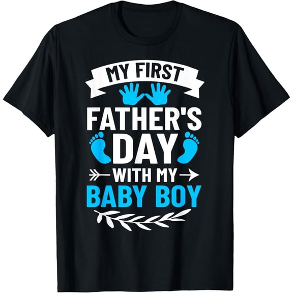 Exquisite and comfortable-My First Fathers Day Baby Boy Outfit First Time Dad T-Shirt