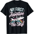 thumbnail image 1 of Exquisite and comfortable-My First Plane Ride First Time Flying Adventure T-Shirt, 1 of 4