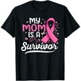 thumbnail image 1 of Exquisite and comfortable-My Mama Is A Survivor Support Mom Breast Cancer T-Shirt, 1 of 4