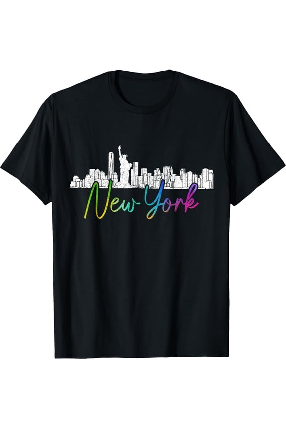 Exquisite and comfortable-NYC Skyline New York City Pride Vintage NY T-Shirt
