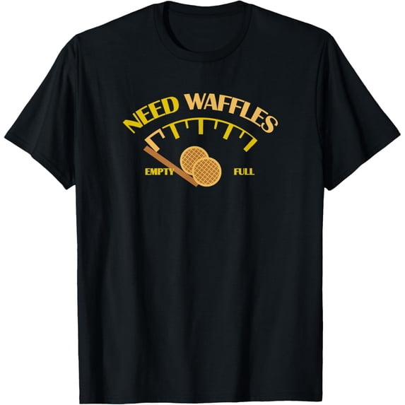 Exquisite and comfortable-Need Waffles Low on Waffles Belgian Waffle T-Shirt