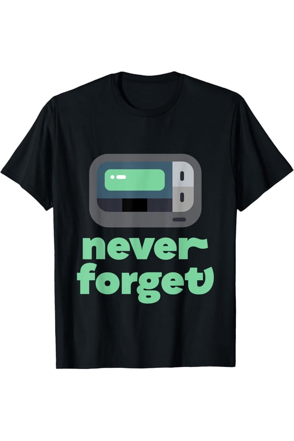 Exquisite and comfortable-Never Forget retro tech pager beeper communication shirt T-Shirt