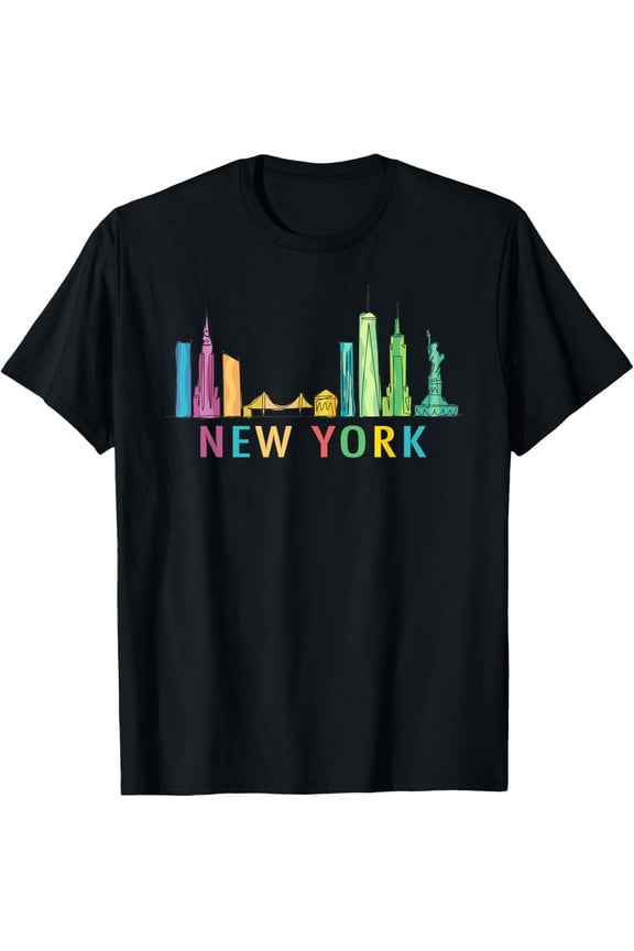 Exquisite and comfortable-New York - NYC Skyline - Throwback Design - Classic T-Shirt
