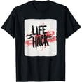 thumbnail image 1 of Exquisite and comfortable-Nice Life Hack Logo Costume T-Shirt, 1 of 4