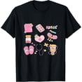 thumbnail image 1 of Exquisite and comfortable-Nurse Doodles Women Cute Nurse Life Graphics T-Shirt, 1 of 4