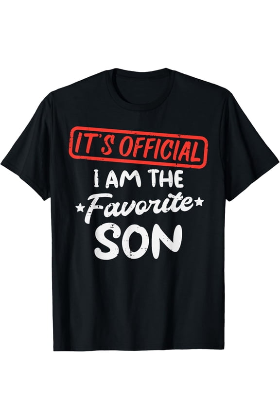 Exquisite and comfortable-Official Favorite Son Funny Family Men Boys Kids Youth Teen T-Shirt