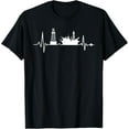 thumbnail image 1 of Exquisite and comfortable-Oilfield Drilling Roughneck EKG Heartbeat Oil Rig Worker T-Shirt, 1 of 4