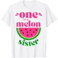 thumbnail image 1 of Exquisite and comfortable-One In A Melon Sister Watermelon Party Family Matching T-Shirt, 1 of 4