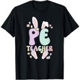 thumbnail image 1 of Exquisite and comfortable-PE Teacher Easter Bunny Physical Education Easter Day T-Shirt, 1 of 4