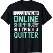 Exquisite and comfortable-Online Shopping Shopper Shopping Bags Shopaholic Fashion T-Shirt