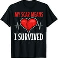 thumbnail image 1 of Exquisite and comfortable-Open Heart Surgery Coronary Bypass Artery Stent Patients T-Shirt, 1 of 4