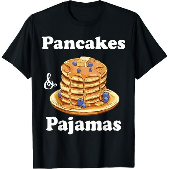 Exquisite and comfortable-Pancakes & Pajamas Food Sweet Waffle Breakfast Sleepover T-Shirt