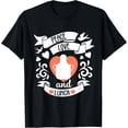 thumbnail image 1 of Exquisite and comfortable-Peace Love Lunch School Lunch Lady Cafeteria Worker T-Shirt, 1 of 4