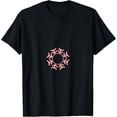 thumbnail image 1 of Exquisite and comfortable-Pink Snowflake T-Shirt, 1 of 4