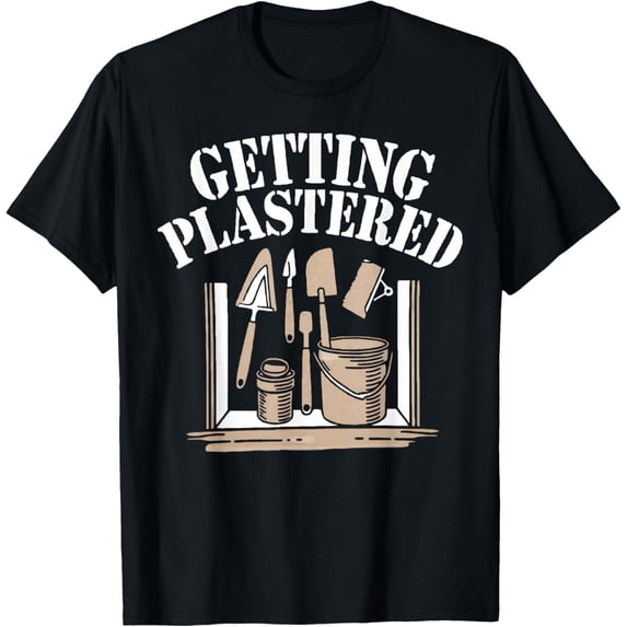 Exquisite and comfortable-Plasterer Trowel Job Profession Plaster Construction Worker T-Shirt