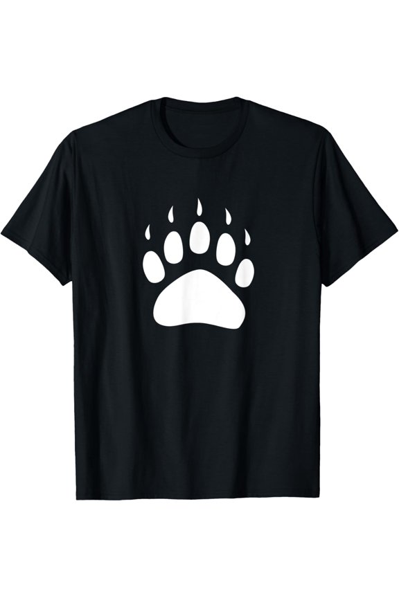 Exquisite and comfortable-Polar Bear Silhouette Logo T-Shirt