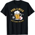 thumbnail image 1 of Exquisite and comfortable-Pool & Beer That's Why I'm Here Funny Billiard Players T-Shirt, 1 of 4