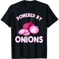 thumbnail image 1 of Exquisite and comfortable-Powered By Onions Design Onion Lover Vegetables T-Shirt, 1 of 4