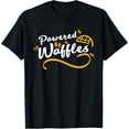 thumbnail image 1 of Exquisite and comfortable-Powered By Waffles Funny Breakfast Waffle Food Lover T-Shirt, 1 of 4