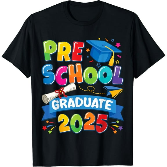 Exquisite and comfortable-Preschool Graduation 2025 Pre-k Graduate Kids Boys Girls T-Shirt