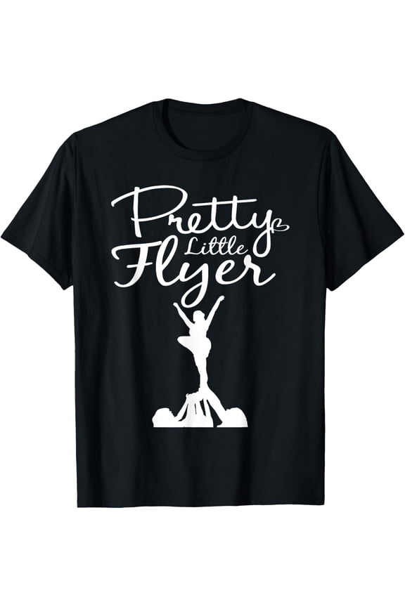 Exquisite and comfortable-Pretty Little Flyer - Cheerleading Fun Cute T Shirt T-Shirt